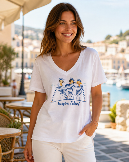 Tee-shirt Copines d'abord
