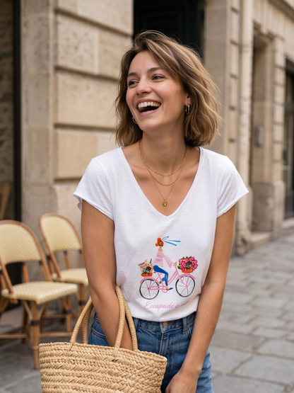 Tee-shirt Escapade Vélo