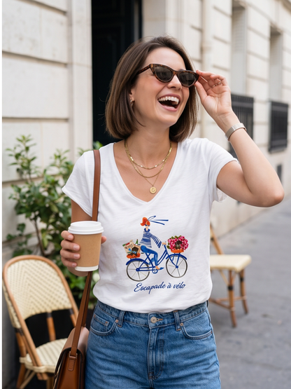 Tee-shirt Escapade Vélo