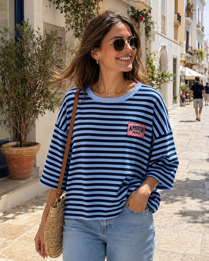 Tee-shirt Oversize Rayé