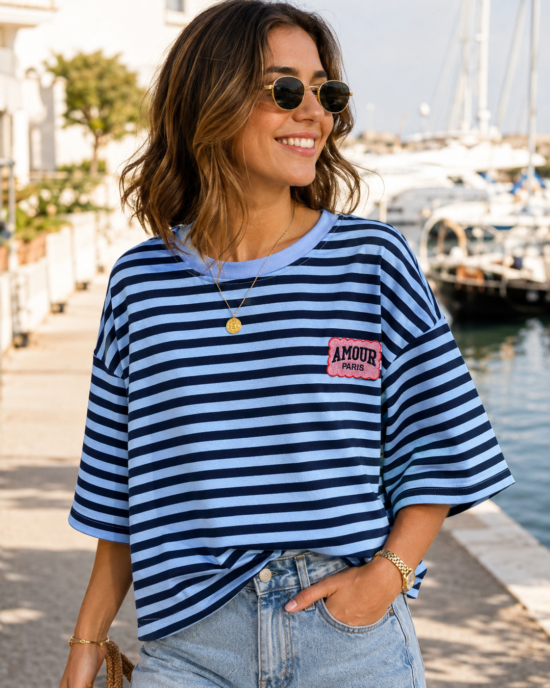 Tee-shirt Oversize Rayé