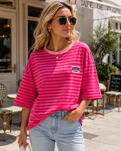 Tee-shirt Oversize Rayé