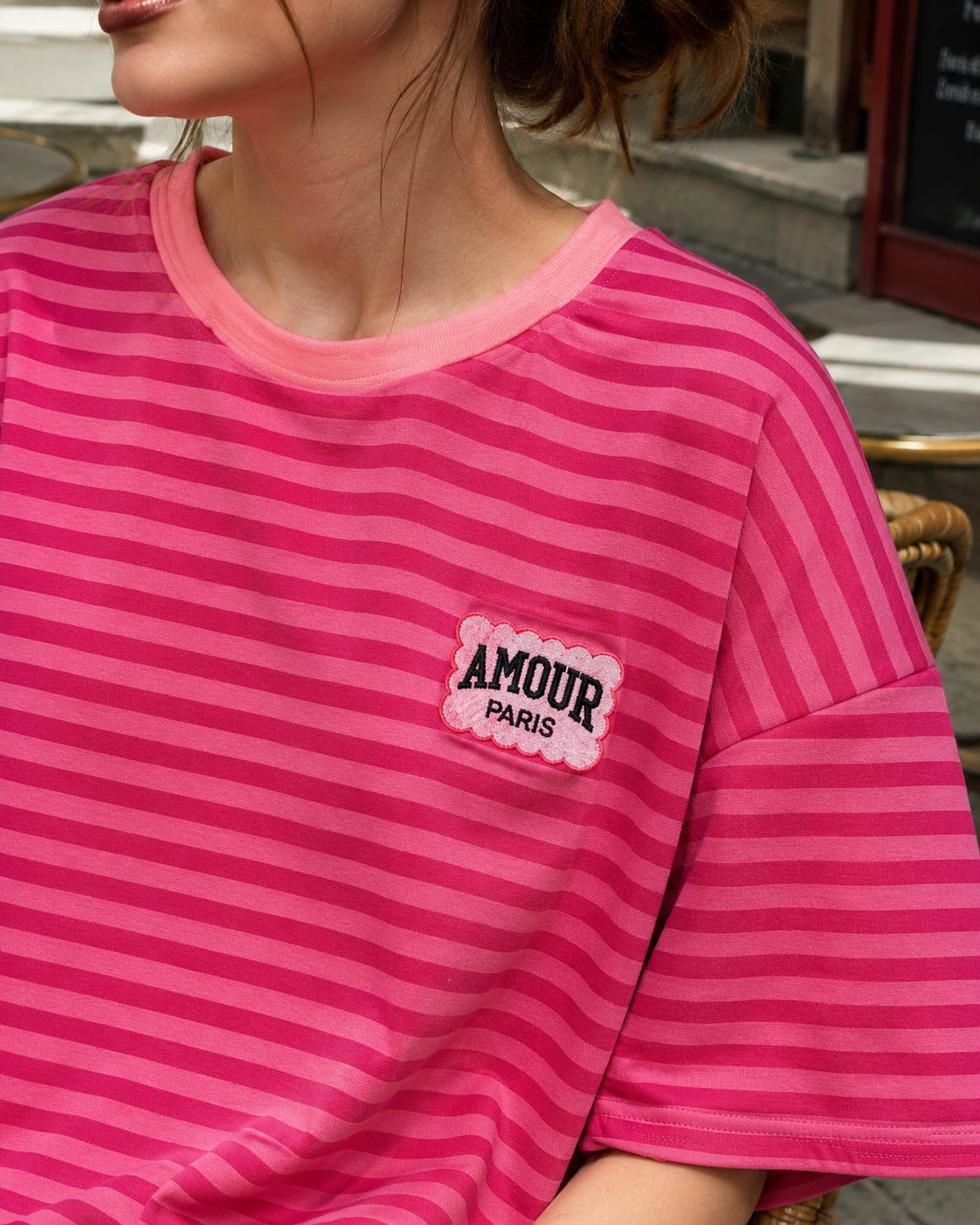 Tee-shirt Oversize Rayé