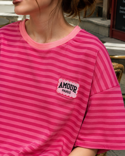 Tee-shirt Oversize Rayé