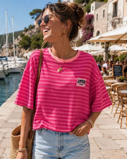 Tee-shirt Oversize Rayé