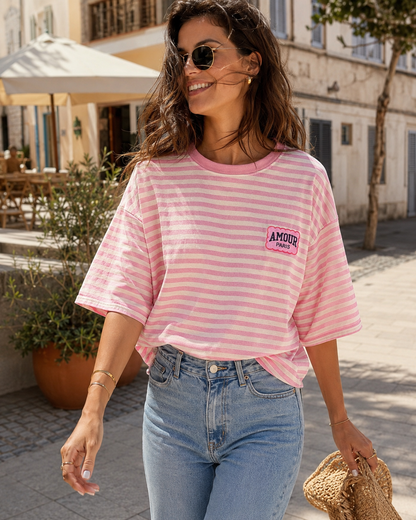Tee-shirt Oversize Rayé