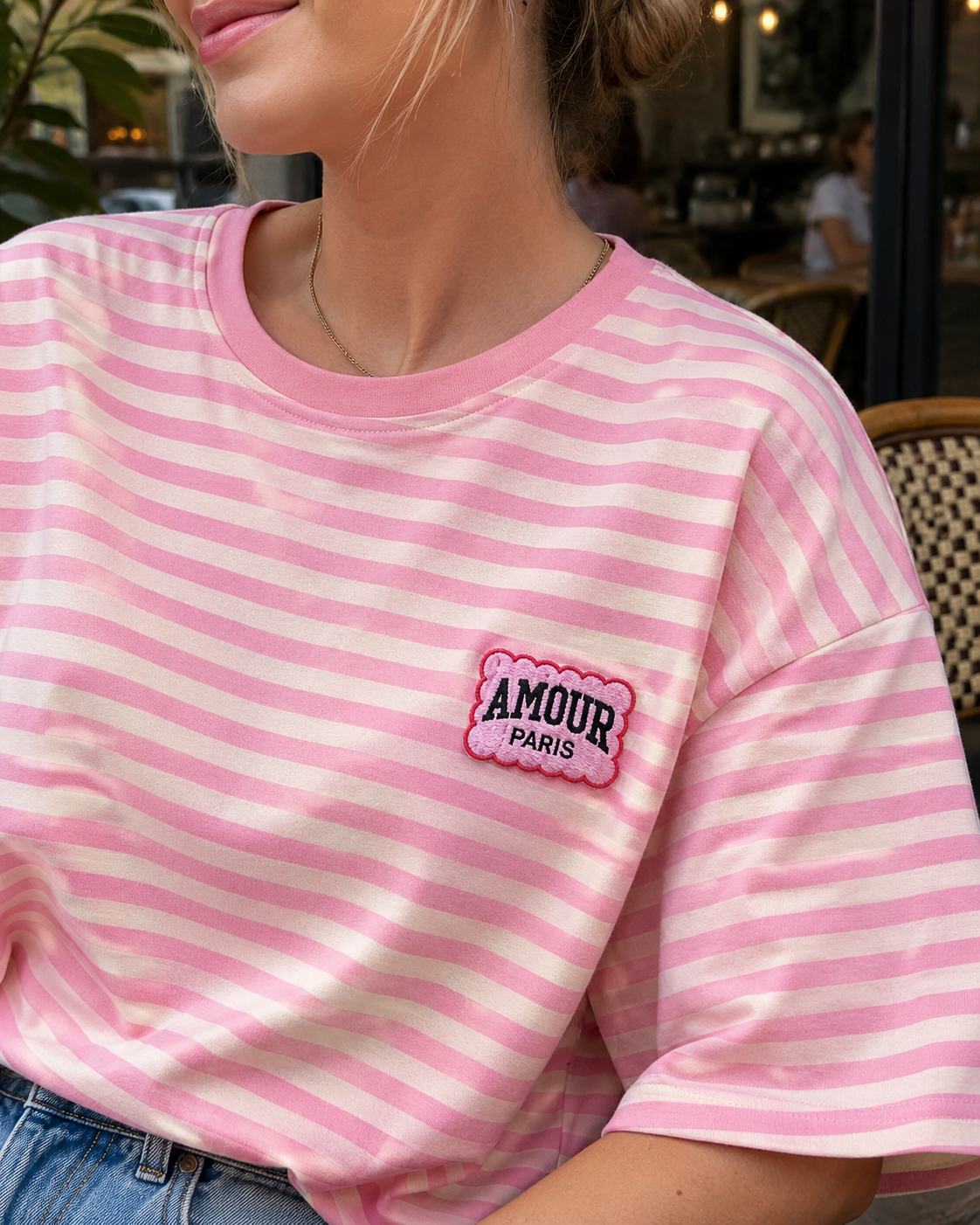 Tee-shirt Oversize Rayé
