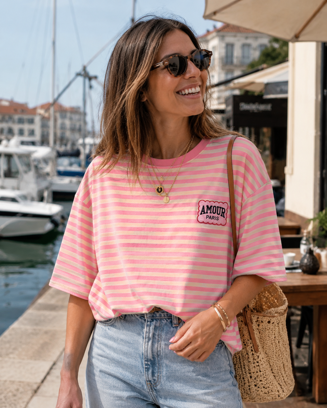 Tee-shirt Oversize Rayé