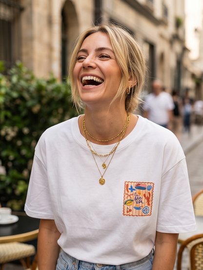 Tee-shirt Valentina - Motif Dolce Vita