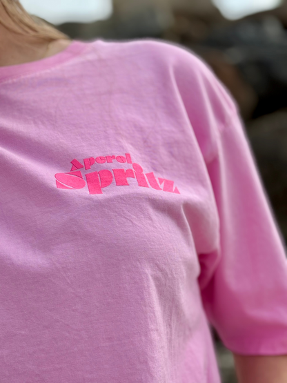 Tee-shirt Ample rose