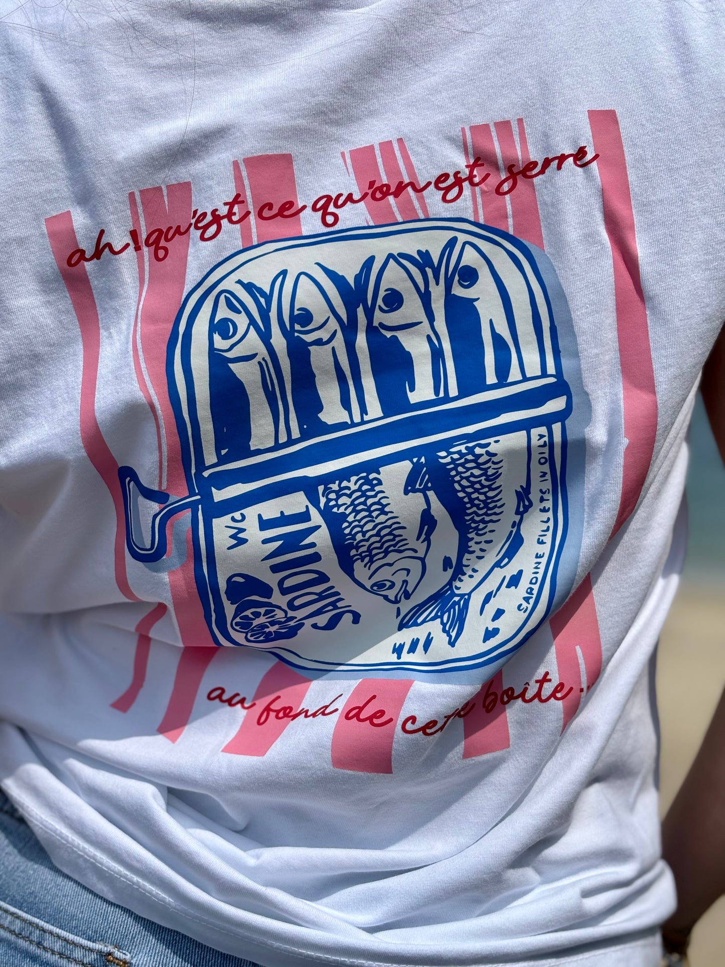 Tee-shirt Imprimé Décalé