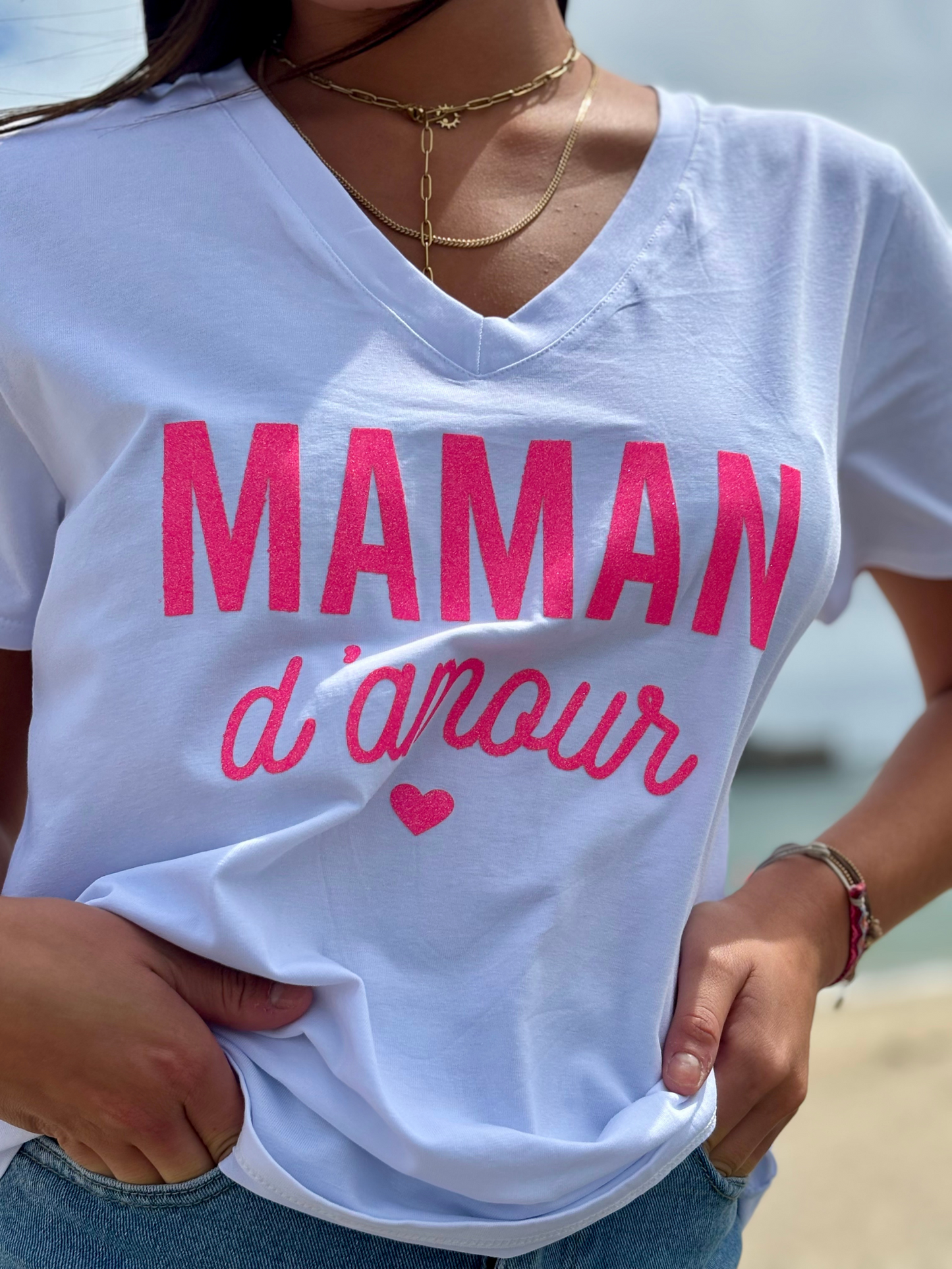 Tee-shirt "Maman d'Amour"