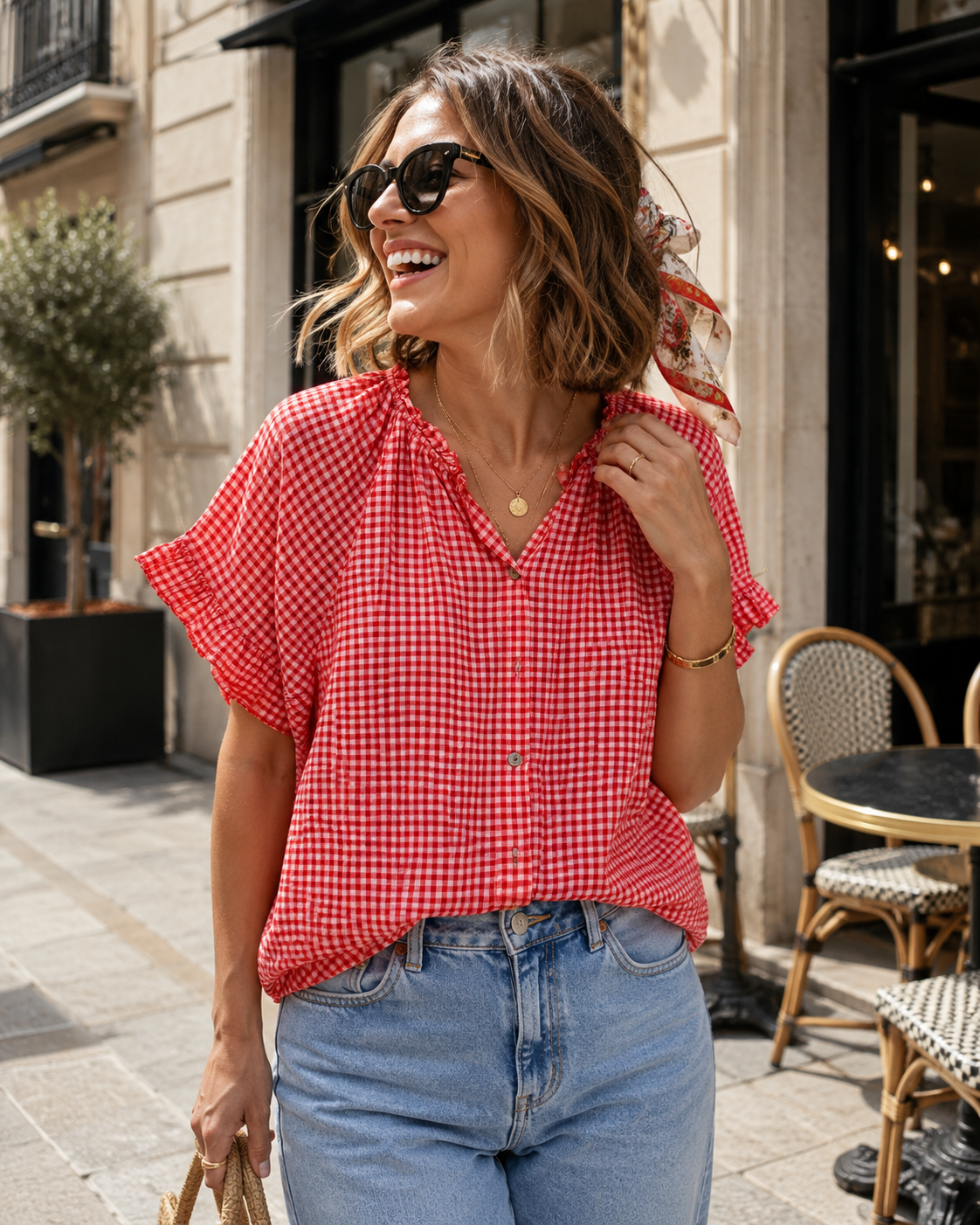 Top Carreaux Vichy
