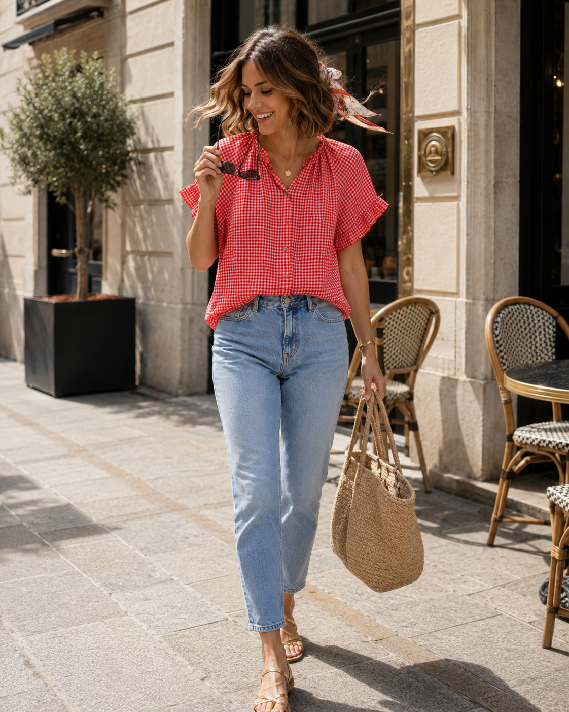 Top Carreaux Vichy