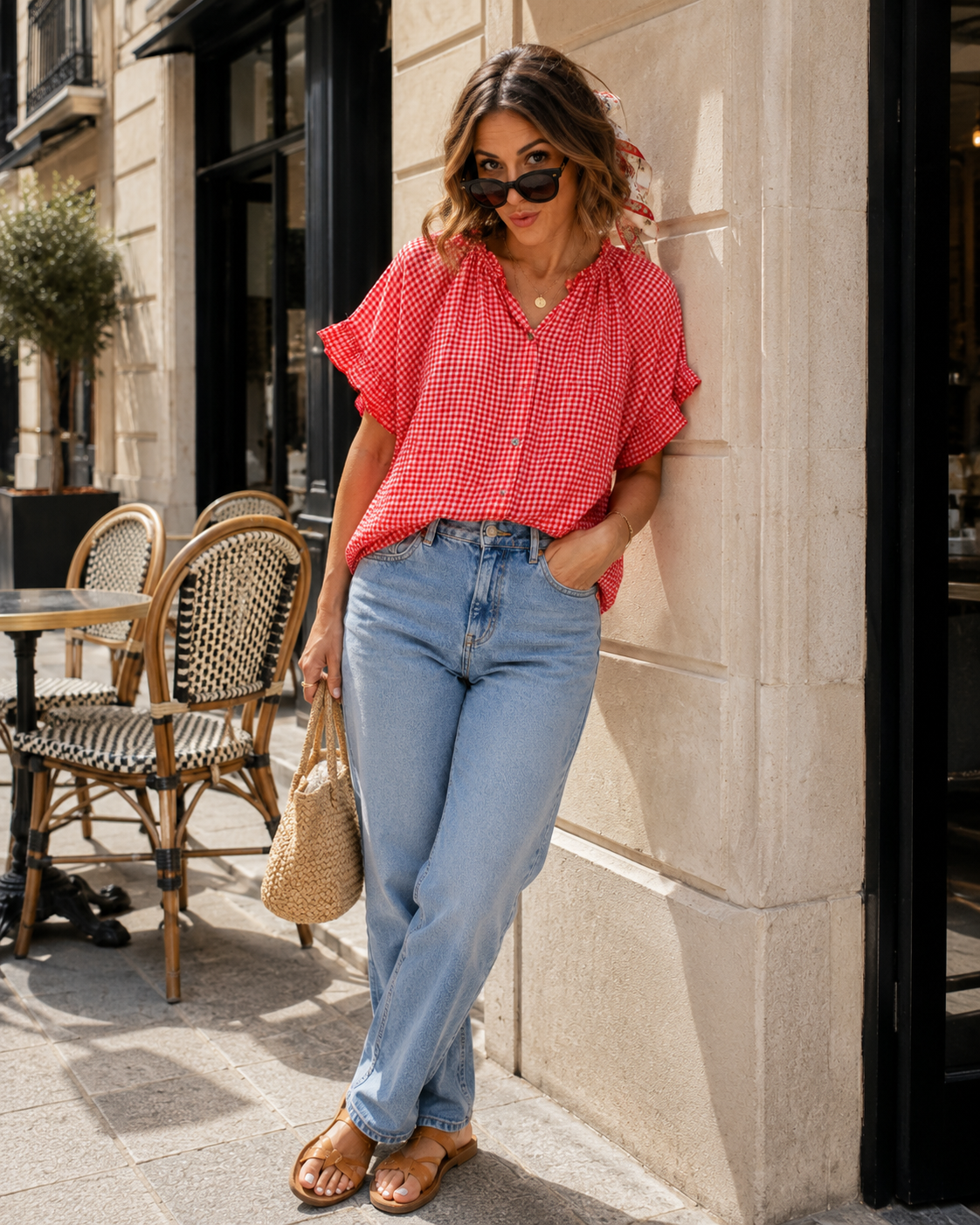 Top Carreaux Vichy