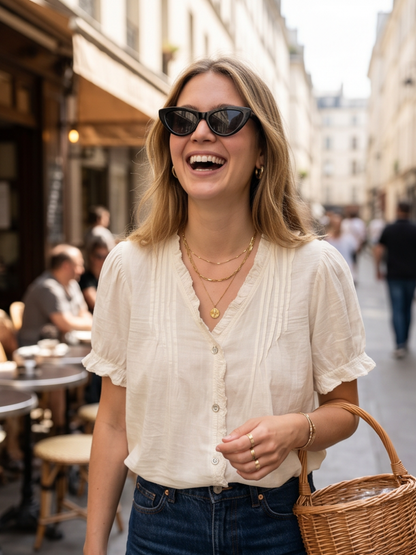 Top Chloé - Voile de Coton