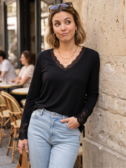 Top Lucie - Dentelle Précieuse