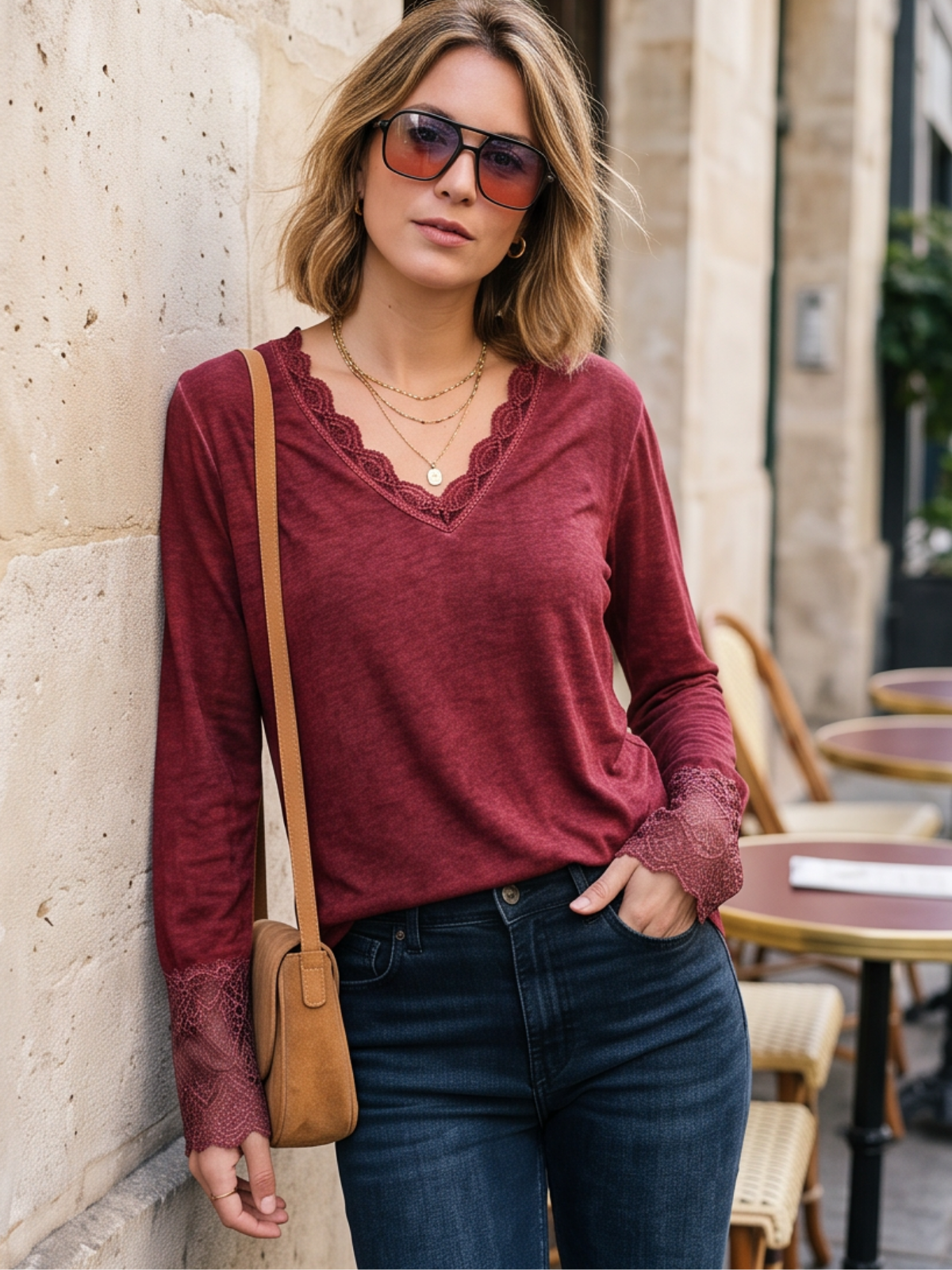 Top Lucie - Dentelle Précieuse