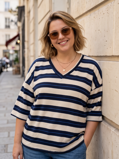 Top Ludivine - Rayé Dos Ouvert