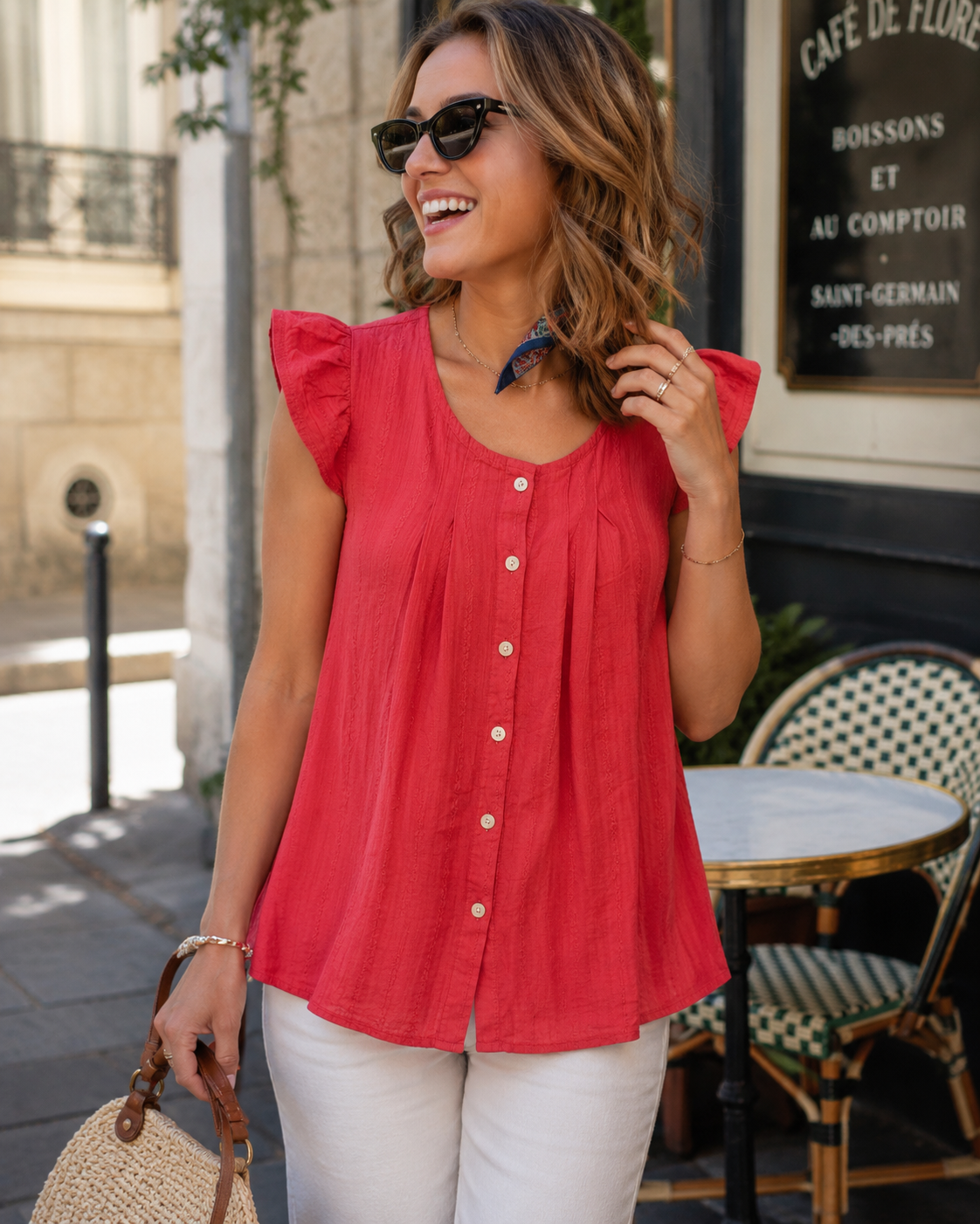 Top Coton Coloré