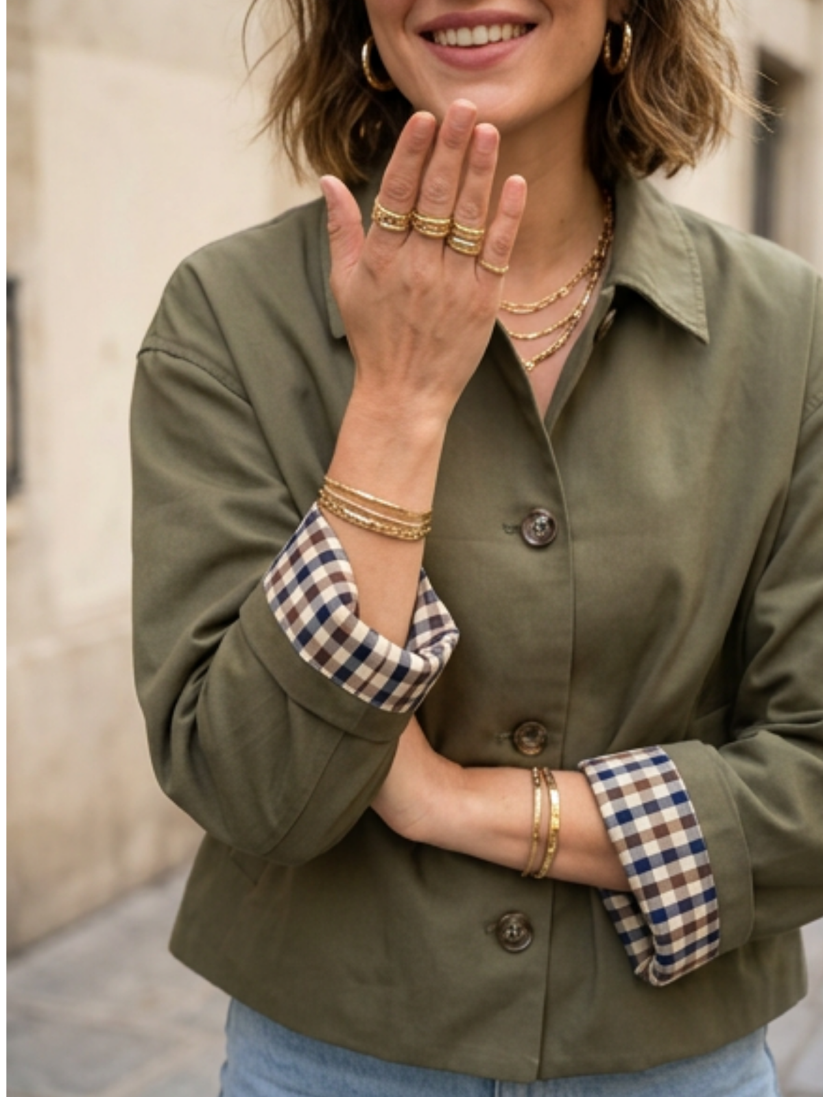 Trench Bérénice - Bicolore