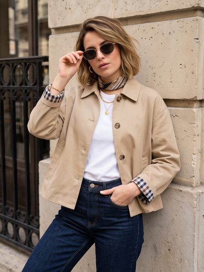 Trench Bérénice - Bicolore