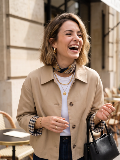 Trench Bérénice - Bicolore