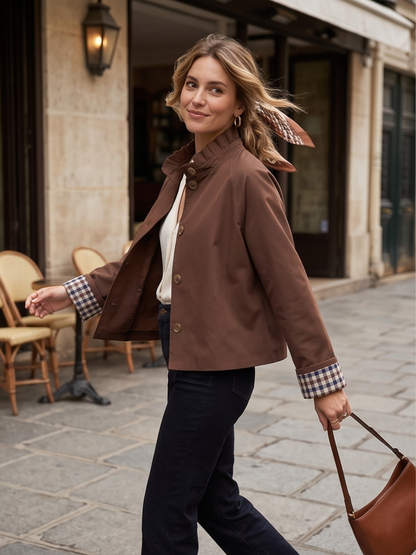 Trench Aliette - Revers Carreaux