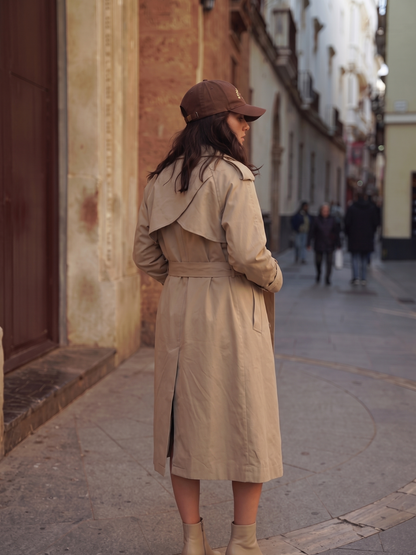 Trench Melvina - Dos Croisé Beige