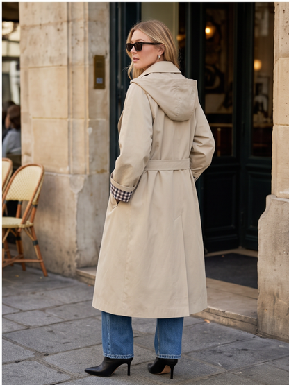 Trench Victoire - Beige Vichy