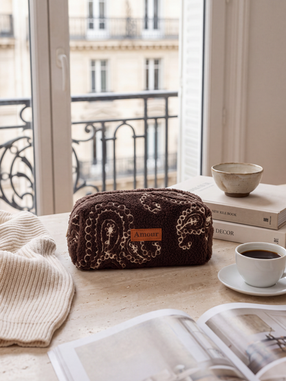 Trousse Juliette - Effet Teddy Brodée