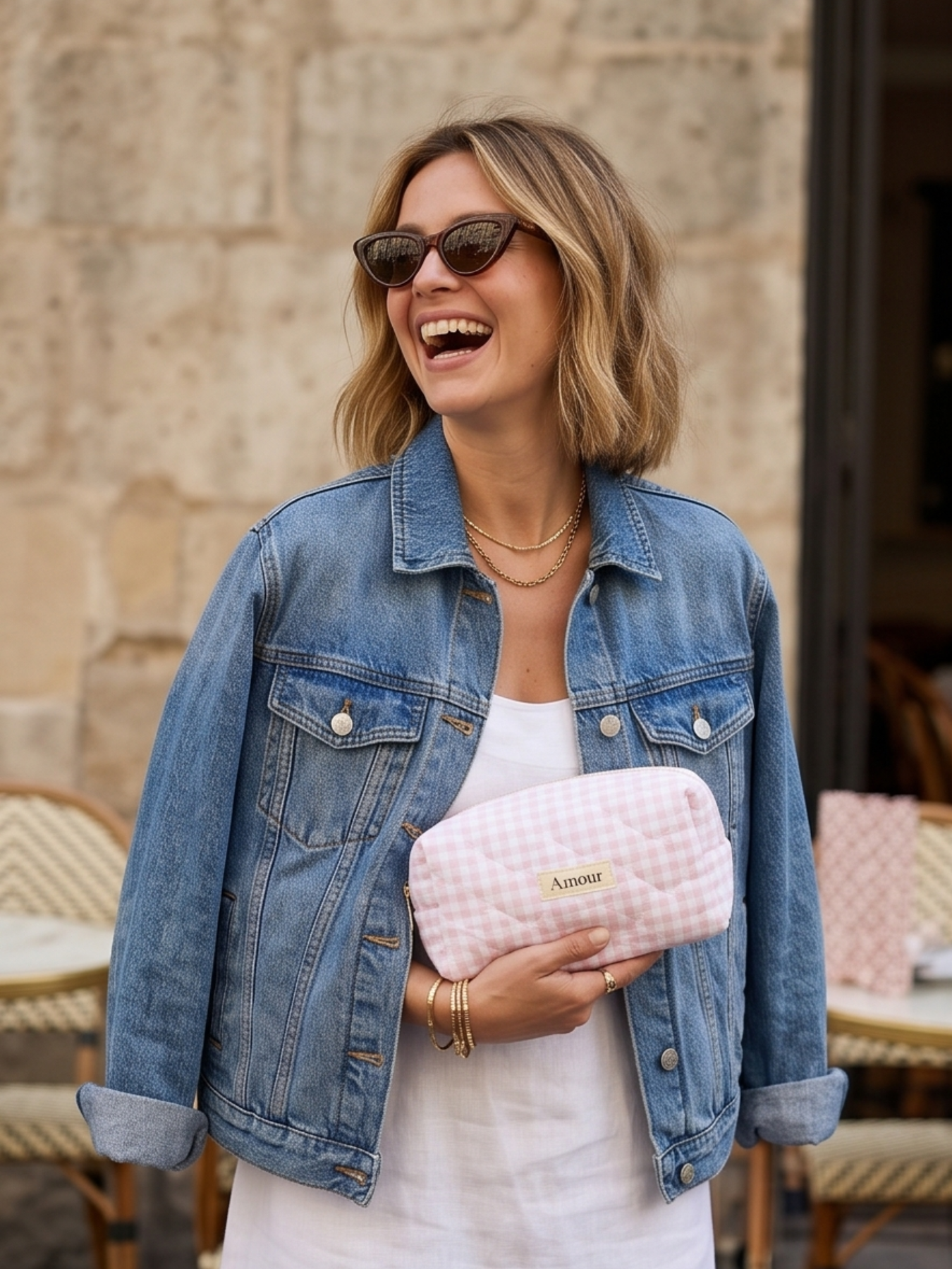Trousse Quilted Vichy