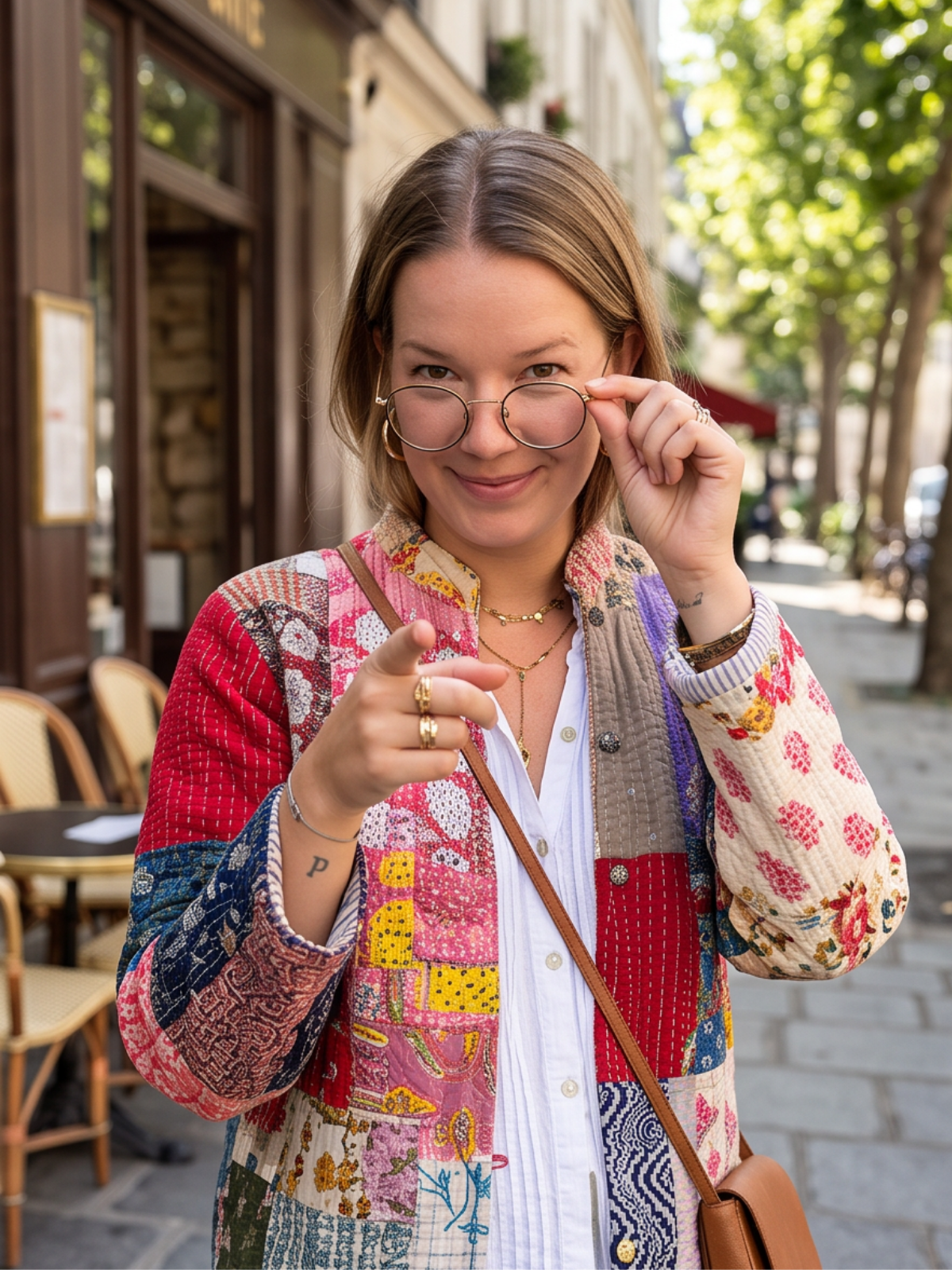 Veste Adélie - Patchwork Réversible