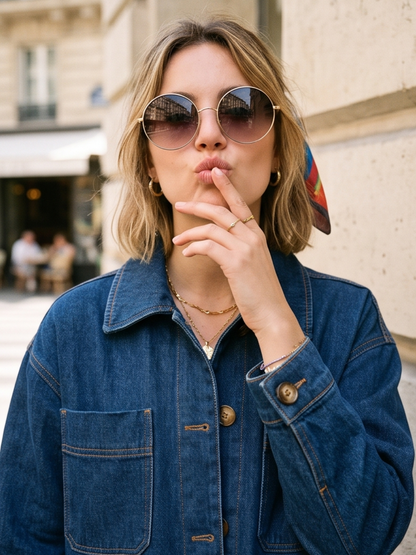 Veste Alixe - Denim Bleu