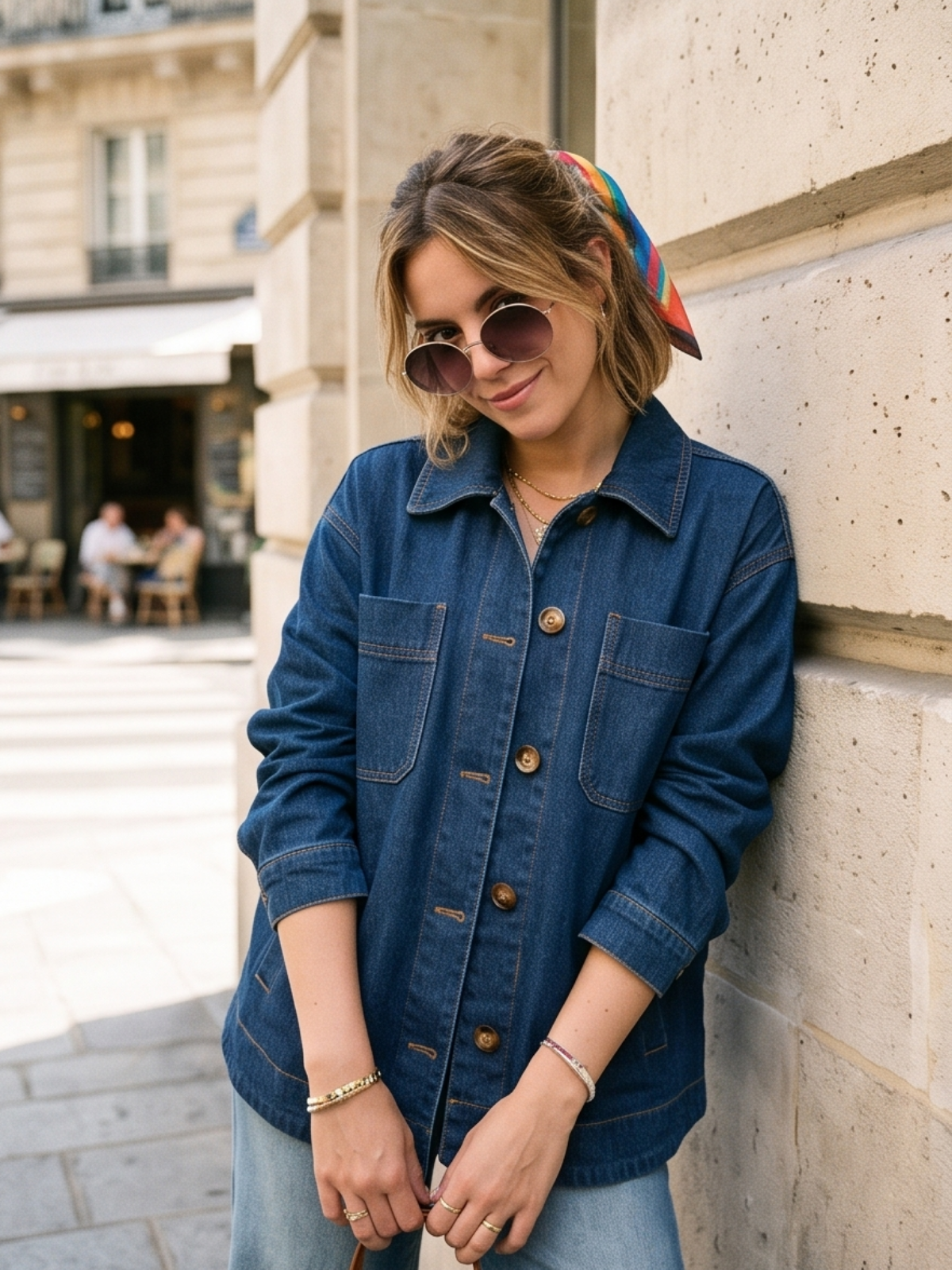 Veste Alixe - Denim Bleu