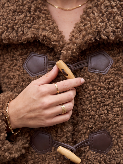 Veste Amandine - Teddy Bouclé à Brandebourgs