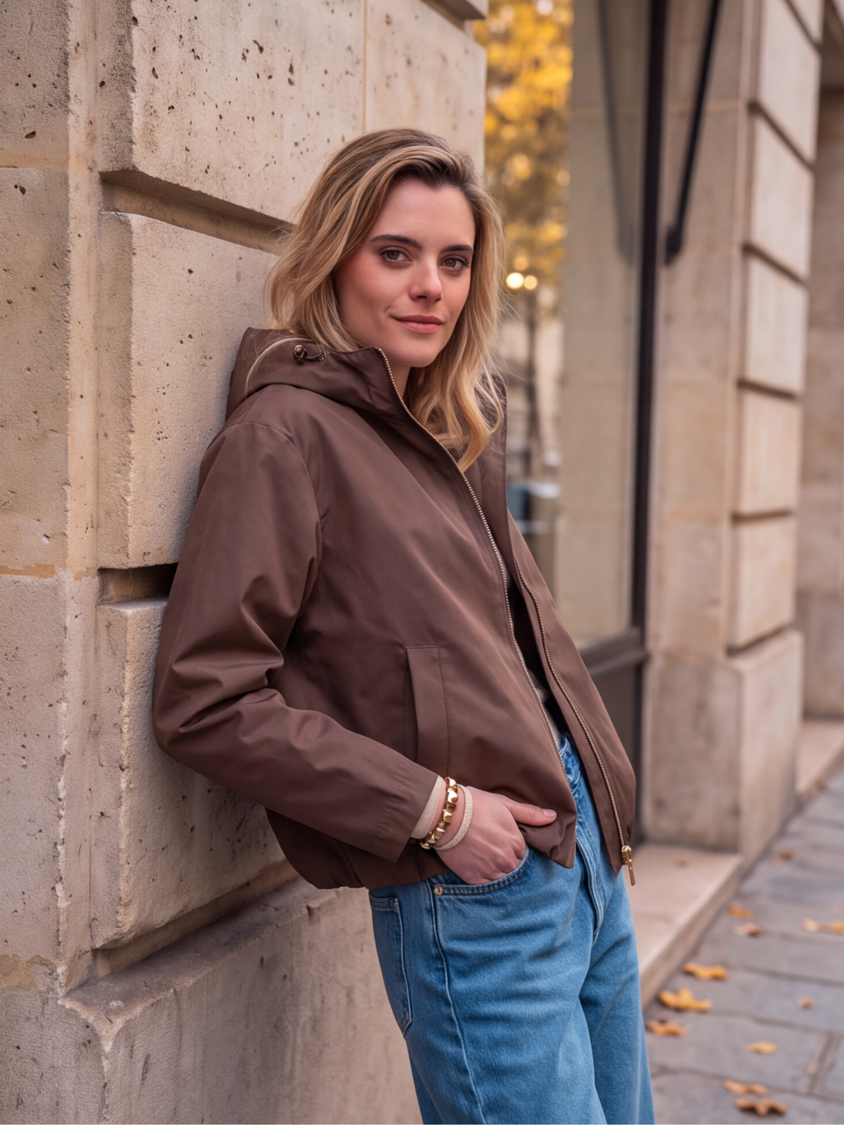 Veste imperméable femme à capuche Angèle - Hippie Chic, photo 6
