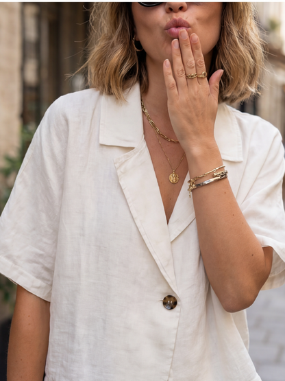 Veste Lin Boutonnée Femme