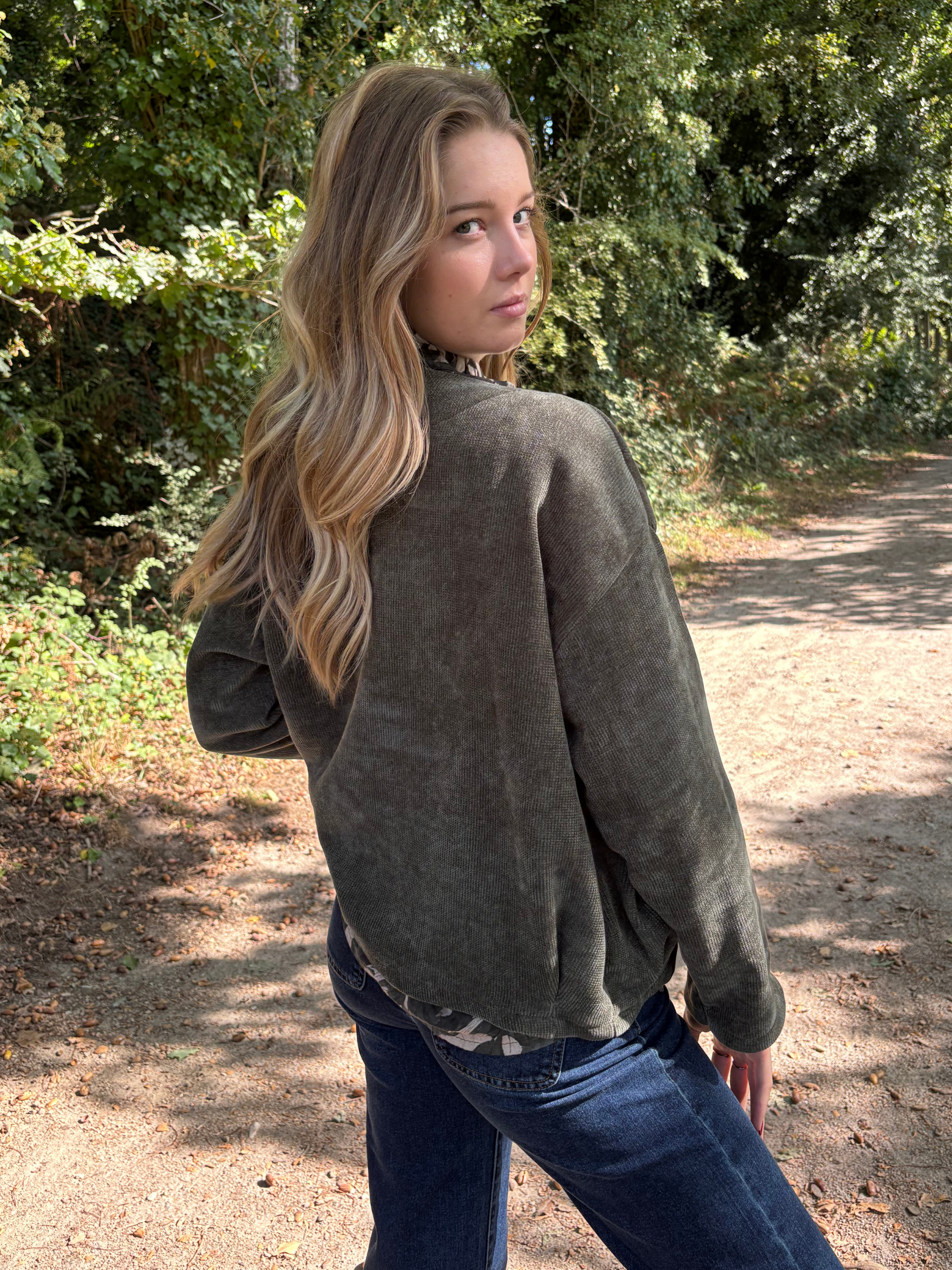 Veste en velours bohème chic