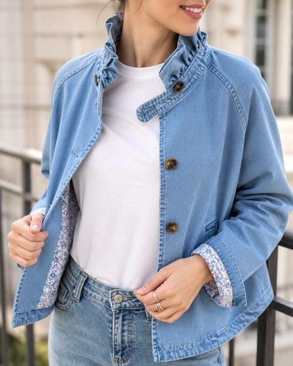 Veste Doublure Fleurie