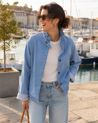 Veste Doublure Fleurie