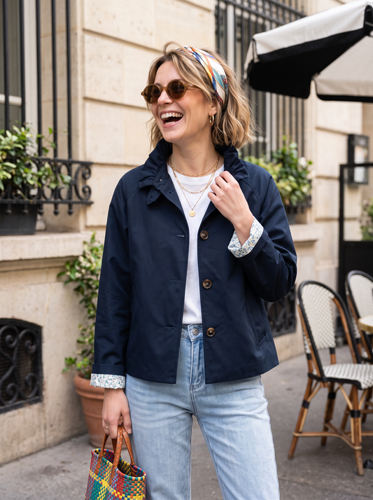 Veste Doublure Fleurie