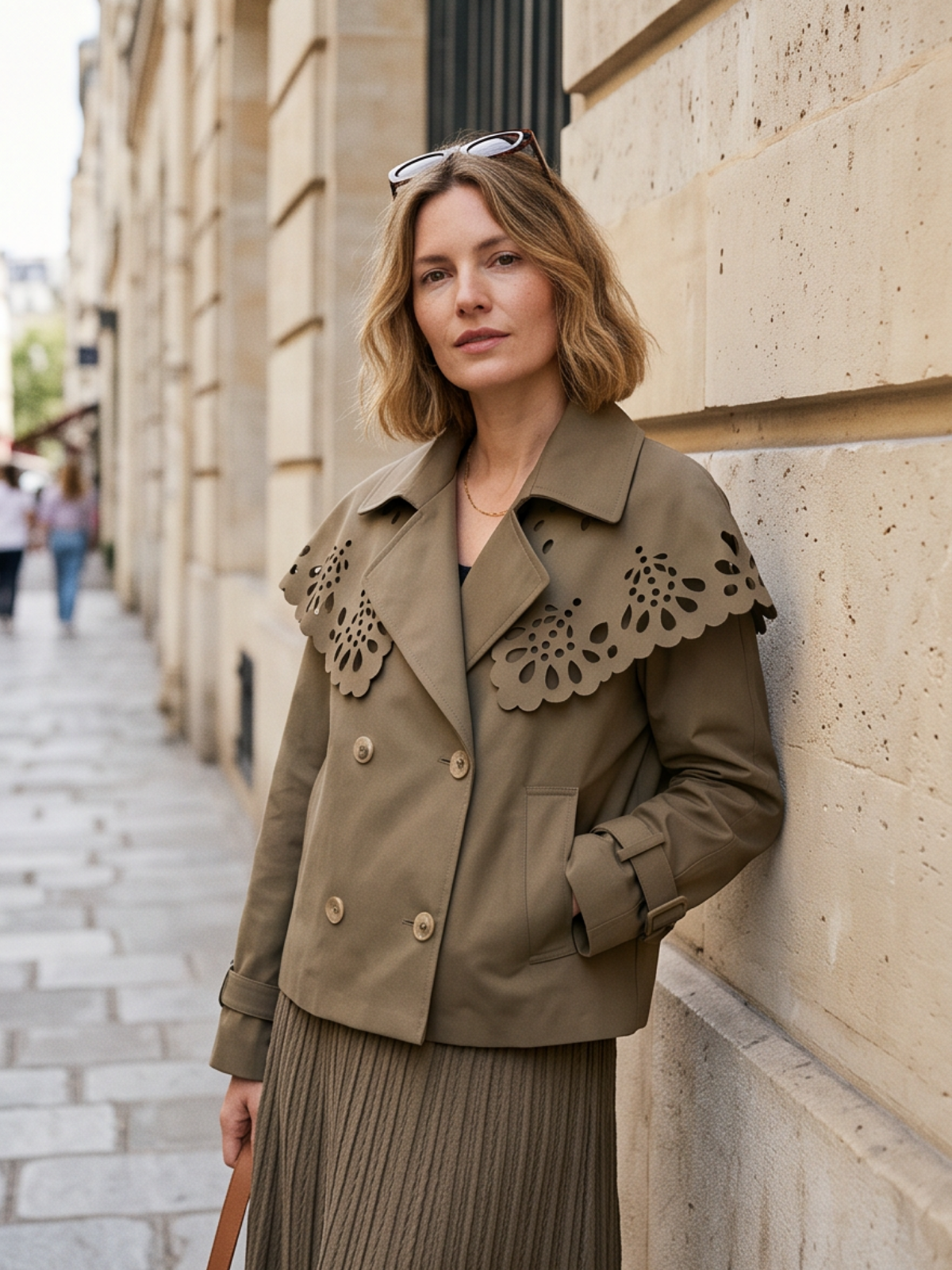 Veste Garance - Kaki Brodée