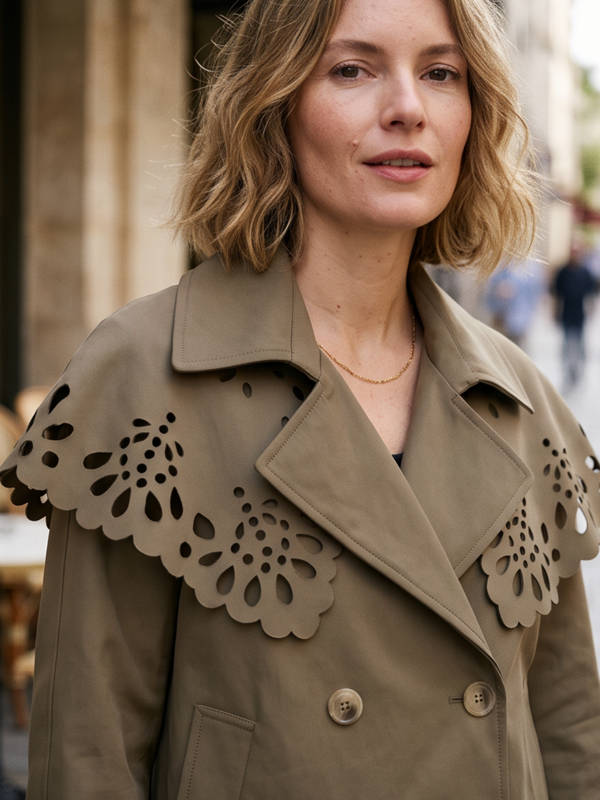 Veste Garance - Kaki Brodée
