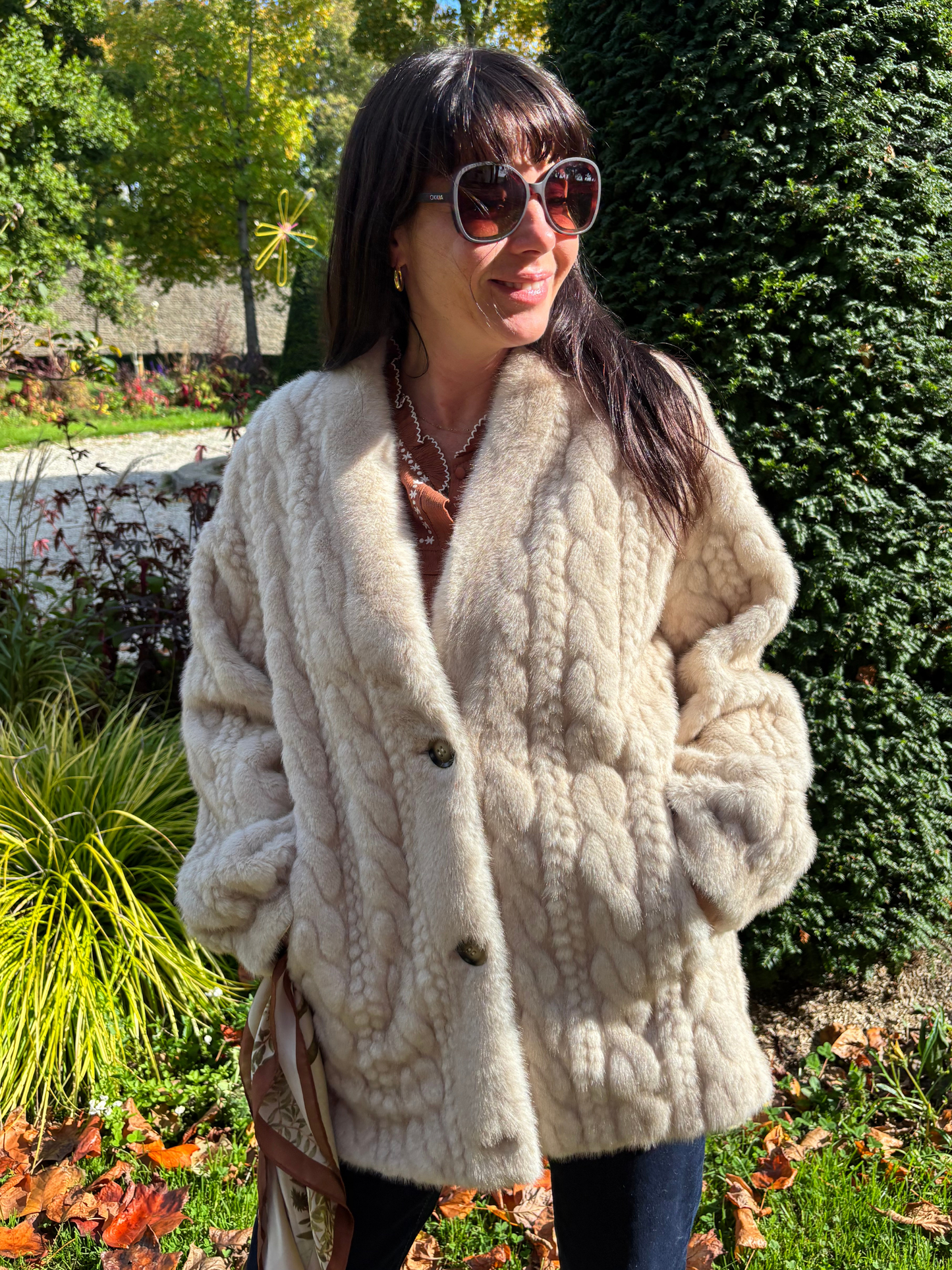 Veste Gilet Torsadé
