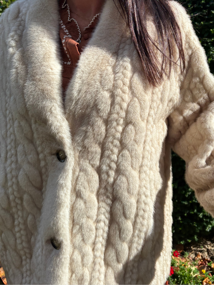 Veste Gilet Torsadé