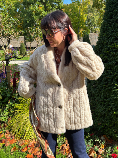 Veste Gilet Torsadé