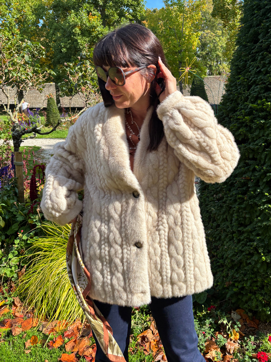 Veste Gilet Torsadé