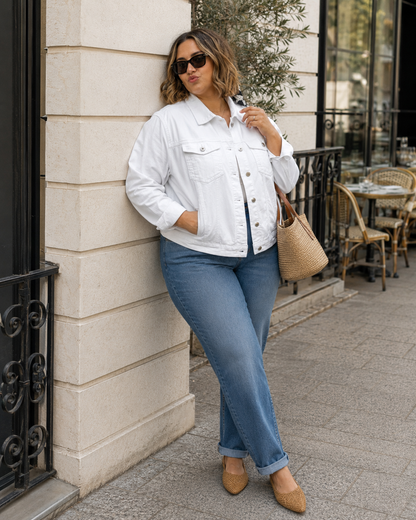 Veste Jean Colorée 44-50 Femme