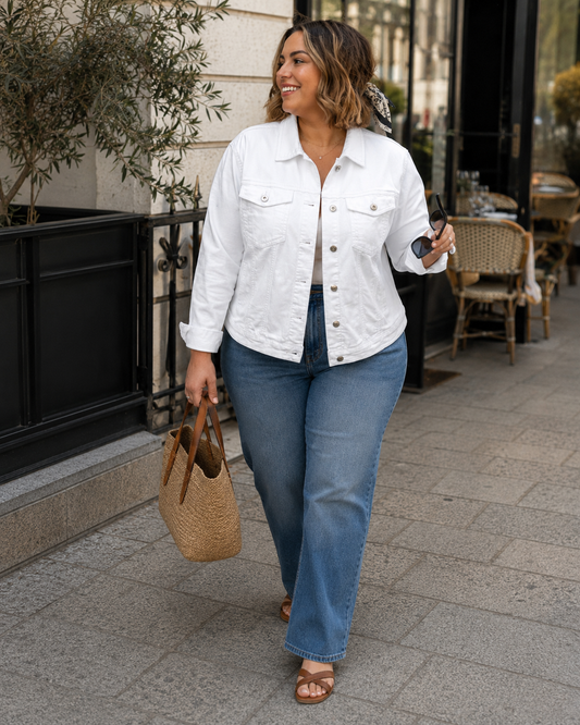 Veste Jean Colorée 44-50 Femme